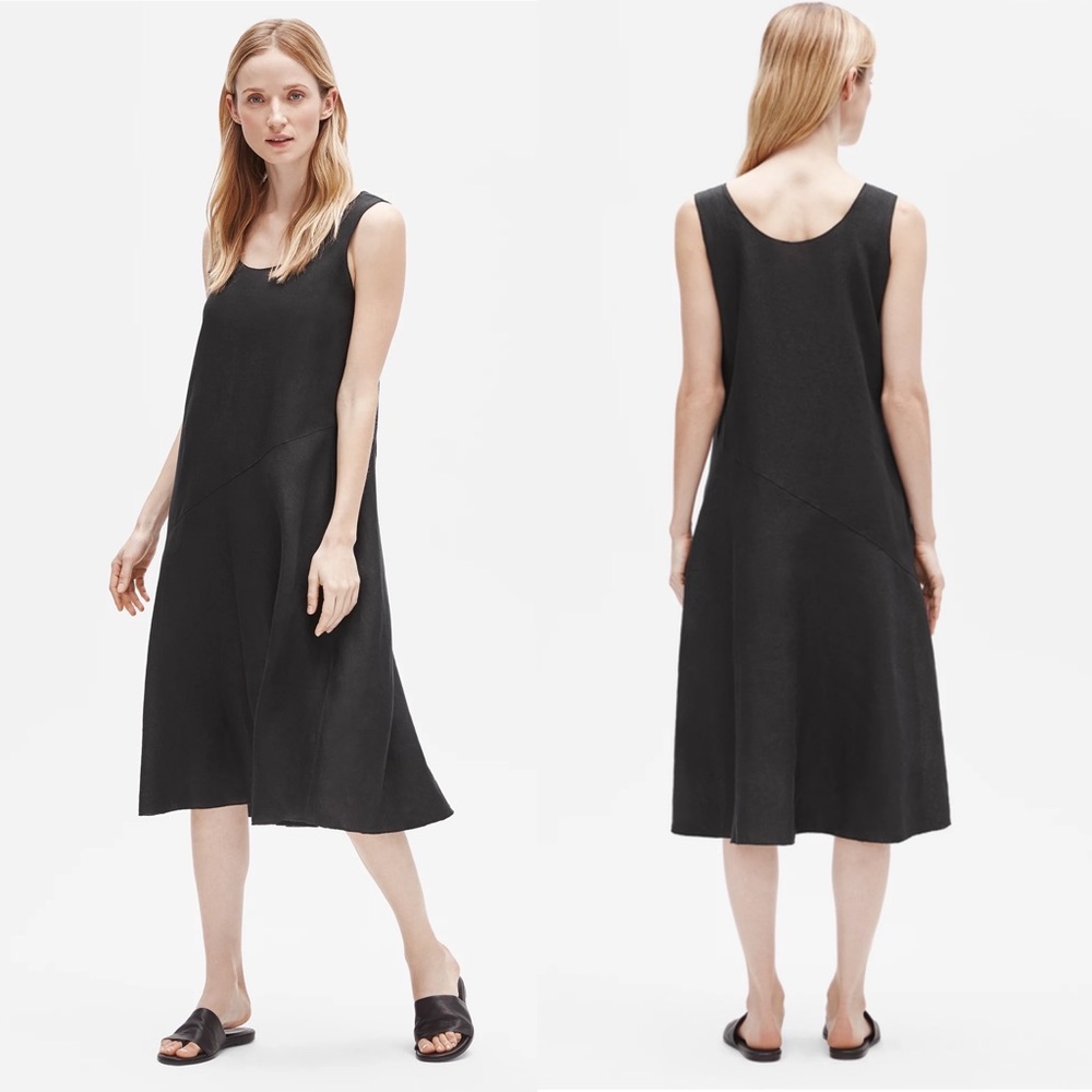 Eileen Fisher Organic Linen  Tank Dress
